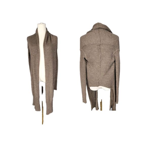 Isabel Benenato Royal Baby Alpaca Long Cardigan Sweater IT 44 Made in Italy - Picture 1 of 16